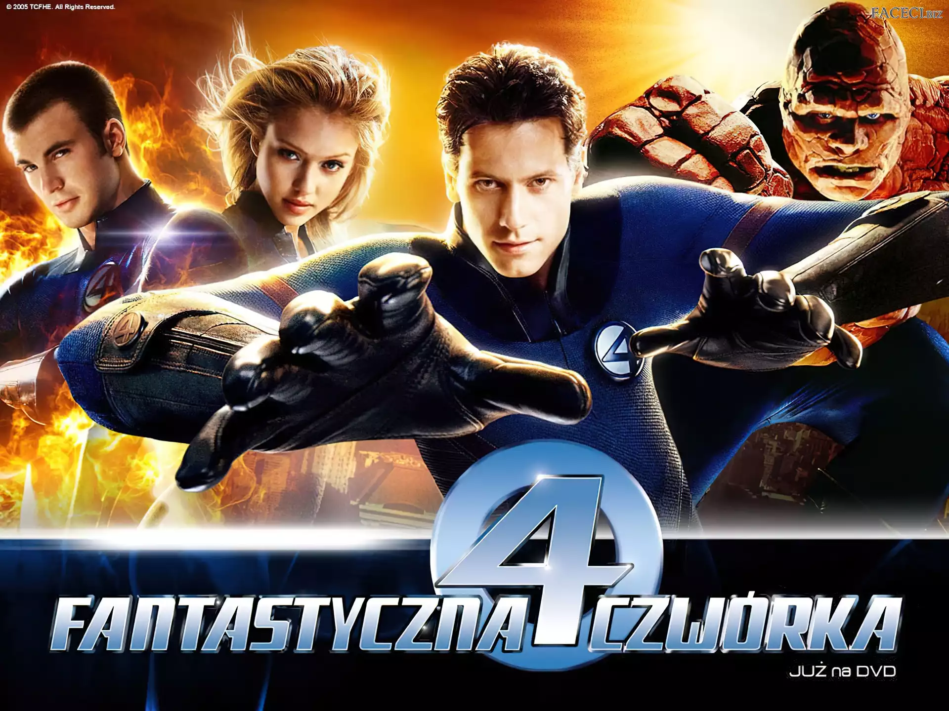 Fantastic Four 1, Ioan Gruffudd, Chris Evans, Jessica Alba